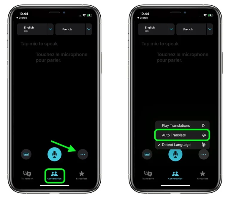 温岭苹果手机维修分享iOS 15 “翻译” App 新改进 